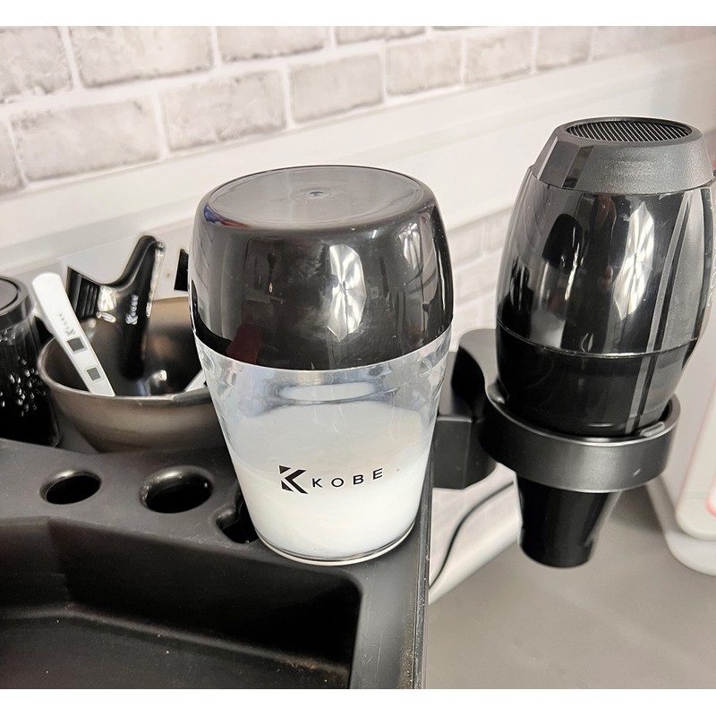 Kobe professional hair dye/hair tint measuring jug and shaker.