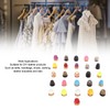 26pcs Screwback Studs Nailheads Lightweight Rust Proof Zinc Alloy Flat
