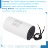 PATIKIL 2 Pcs 50uF CBB60 Running Capacitor with 2 Wires,