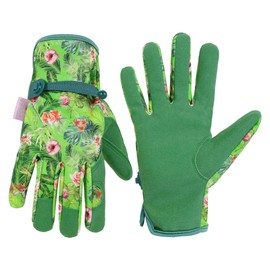 HLDD HANDLANDY Gardening Gloves for Women, Breathable and Flexible Gloves for Weeding, Planting, Pruning, Protective Work Gloves
