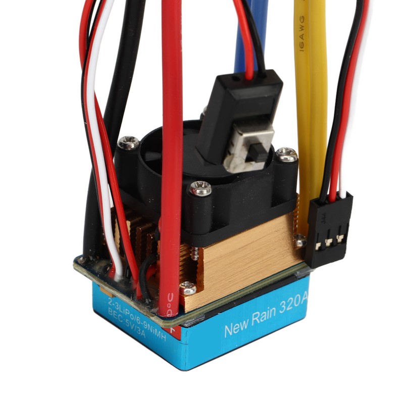 320A Dual Way Bidirectional Brushed ESC with Fan 3A 5V