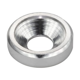 [60PCS] M3 Finishing Countersunk Washers, Anodized Aluminum Alloy, Head Washers Gaskets Cup Shim for Screw RC/FPV/PC/Drone/Mechanical Accessories Parts, Silvery