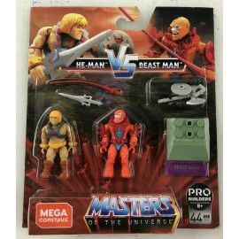 Mega Construx Pro Builders MOTU Masters of the Universe He-Man Vs Beast Man
