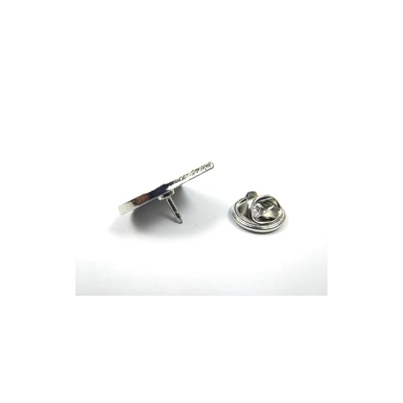 [F NODE] Italian Flag Color Pin Badge Shield Shape 0.7