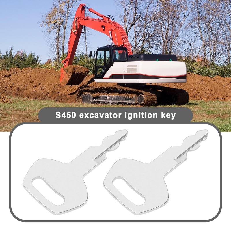 VGOL 5PCS S450 Ignition Starter Keys Compatible with Case IH