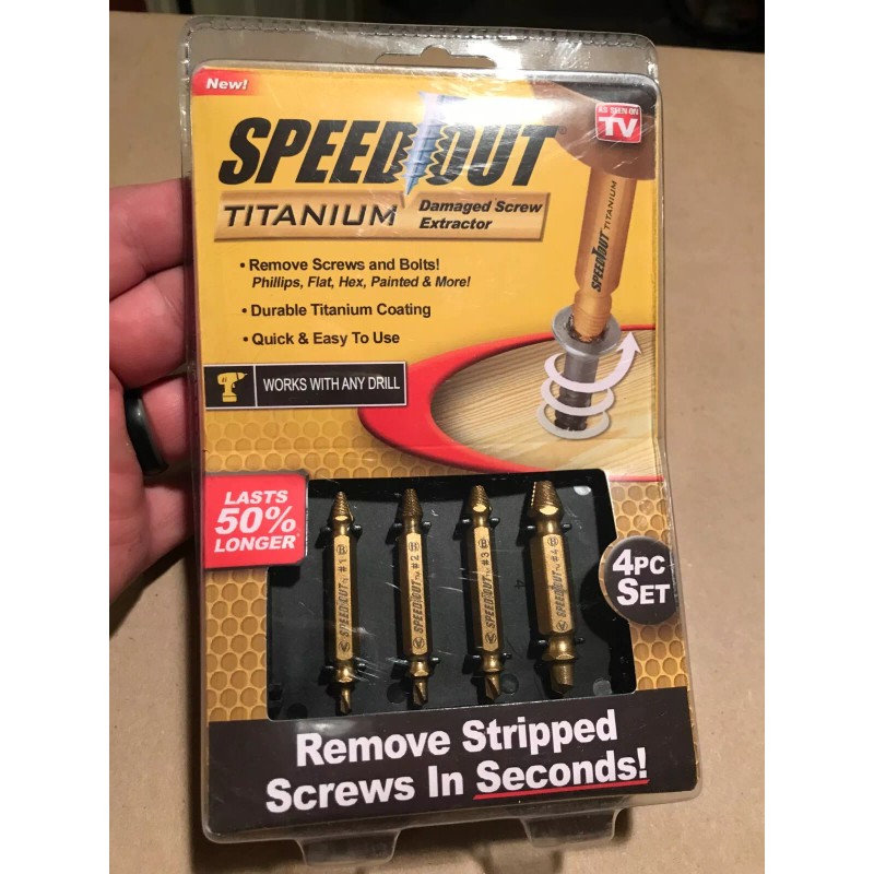 SpeedOut Original SpeedOut Damaged Screw Extractor Set