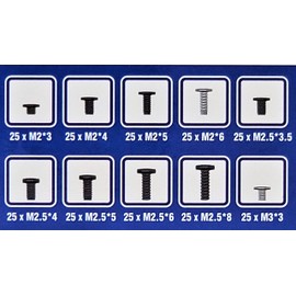 Assorted Laptop Screws Set (250 Pcs) SCW-250LP