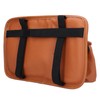 Waterproof Storage Bag Artificial Leather Brown Zipper Organizer for Vespa