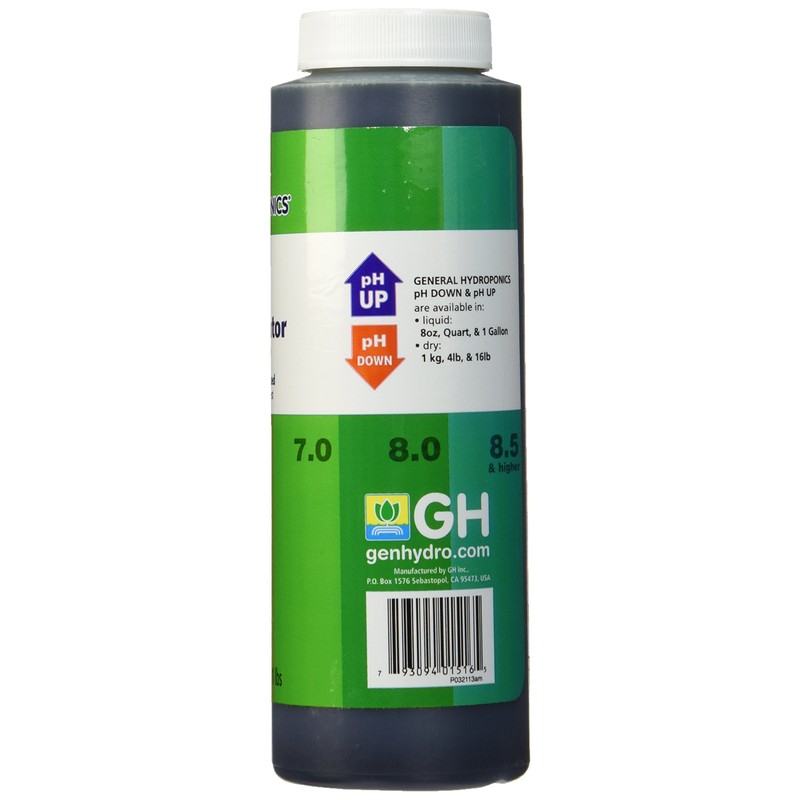 General Hydroponics GH1516 Indicator Fertilizer, 8-Ounce, Purple ph-test-strips, natural