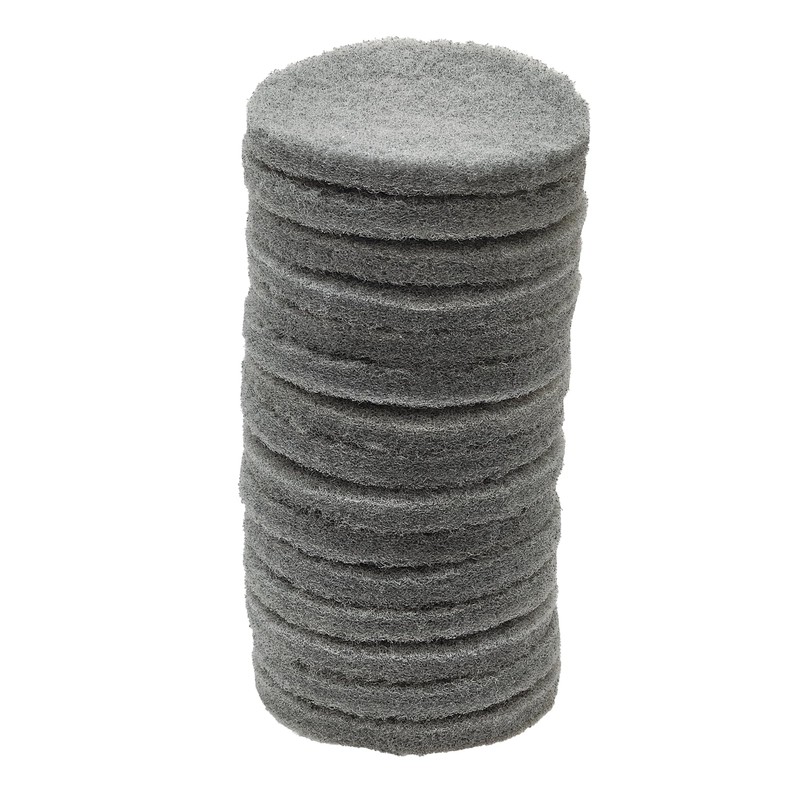 8" Grey - PileUp Carpet Pads for 19" Cimex Cyclone
