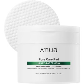 ANUA Heartleaf 77 Toner Pad 70 Sheets, PHA Dead Skin Care Low pH with Korean toner pads, Daily exfoliating, Quick & Easy Facial Mask With Hearleaf, Korean Skin Care