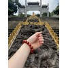 Chinese Lacquer Beads bracelets (red and gold)