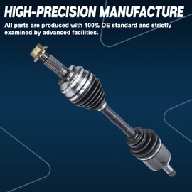 AUTOCLUB FWD Front CV Axle for 2007-2015 Lincoln MKX 2007-2014 Ford Edge 3.5L 3.7L 2008 2009 2010 2011 2012 2013 Assembly Replacement Shaft Driver Passenger Side 66-2188 66-2190