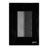 Placa Armada Cristal con 1 Apagador Escalera de 3 Módulos