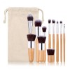 Mist Jewel Brochas De Maquillaje Bambú Ecológicas 11 Pcs