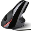 MOYAC Mouse Ergonómico Alarmbrico con 6 Botones, Ratón Vertical con