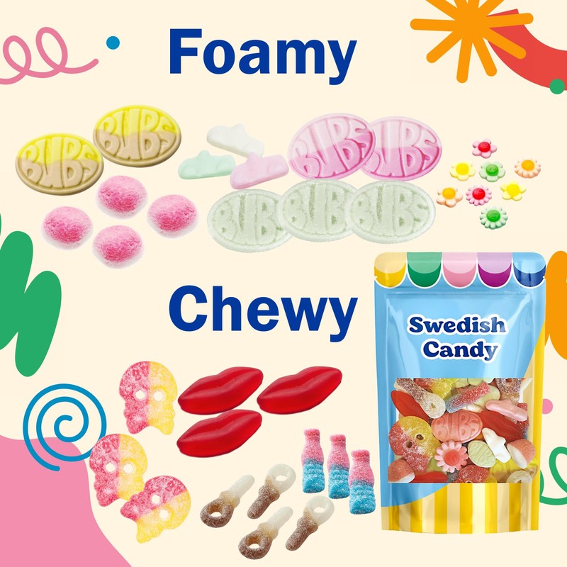 BUBS Swedish Candy – Sour & Sweet Pick and Mix