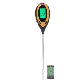 4 in 1 Soil Meter High Accuracy Professional Single Pin Soil Moisture Meter Soil PH Meter for Lawn Farm