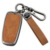 HIBEYO 4 Button Key Fob Cover Compatible with Ford Fusion