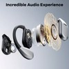 Open Ear Headphones Wireless Bluetooth 5.49, 60hrs Play 8D Sound
