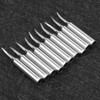 10Pcs Solder Iron Tip Brass Internal Heating Lead Free Soldering