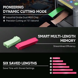 BladeMaster PRO Automatic Ribbon Cutting Machine │ Smart Auto Tape Dispenser Ribbon │ 2024 Upgraded Commercial Grade Intelligent Auto Tape Cutter USA (BladeMaster PRO (Gray))