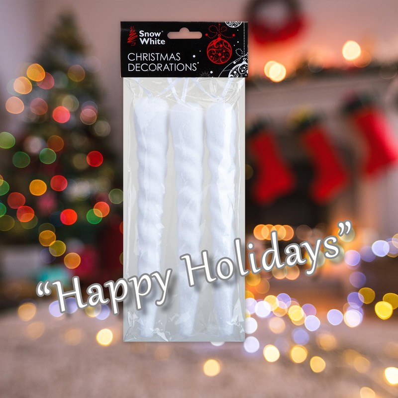 VFM e-Store - Icicle Decorations Christmas Hanging Decoration X 3