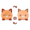 TeeTurtle Reversible 6" Fox Plushie - Comfy Cozy - Cute