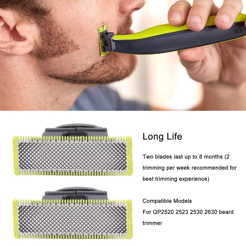 Beard Trimmer Blade Safe Replacement T Shaped Blades for QP2520