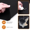 WUDIALIEN Silicone Coffee Mat with Raised Edges, 20'' x 15'',