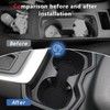 Auovo 3D Cup Holder Insert Liners Compatible with Toyota RAV4
