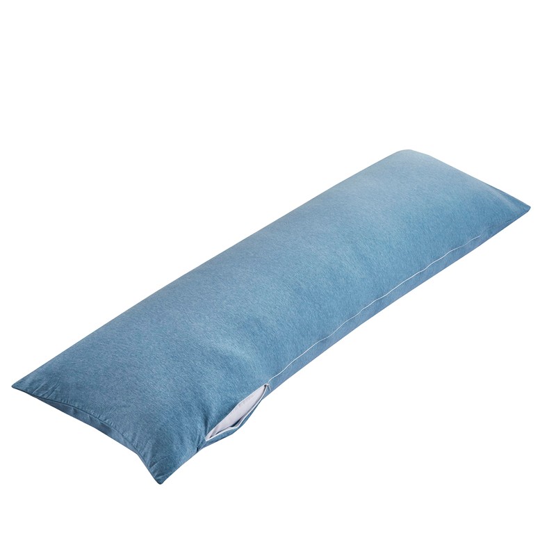 Oubonun 100% Jersey Cotton Body Pillow Cover with Zipper -