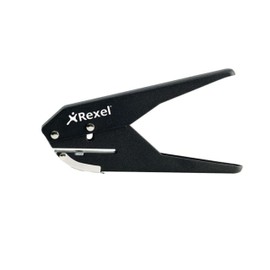 Rexel S120 Plier Hole Punch, Punches Single Holes, 20 Sheet Capacity, Metal, Black, 20120041