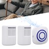 Wireless Doorbell Alarm Motion Sensor Detector Alert with 2 Sensor