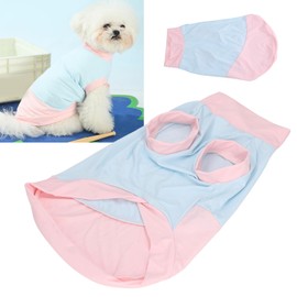 Dog Sun Protection Top UPF 50+ Soft Breathable Puppy Vest Sleeveless T Shirt (M)
