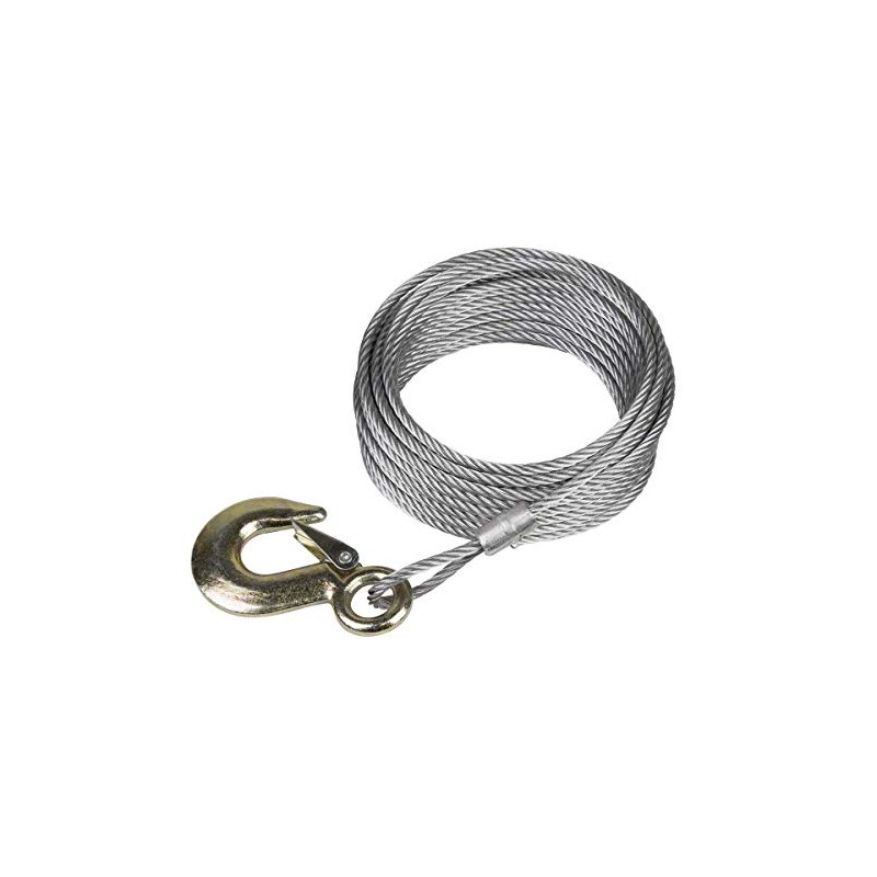 Sealey Winch Cable/Wire Rope Ø5.1mm x 10M 810kg Breaking Strength