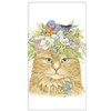Mary Lake-Thompson BT791 Bird Nest Cat Flour Sack Towel 30