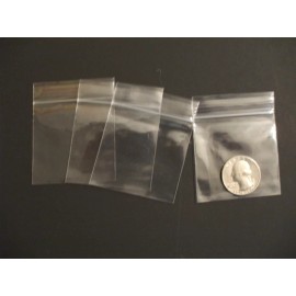 Unbranded Z2x2 100 Clear Cello 2" x 2" Zipper Bags