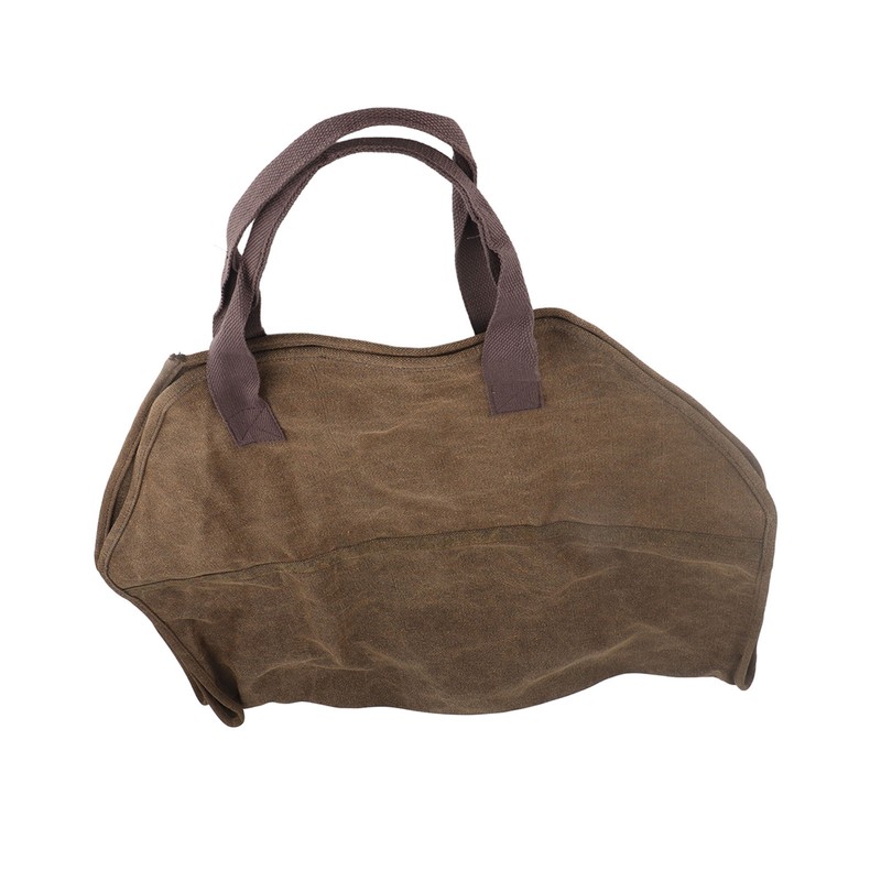 Firewood Carrier Bag Canvas Scratch Resistant Firewood Log Tote Bag