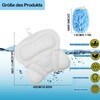 Bath Pillow, 4D Breathable Bath Pillow with 1 Shower Sponge,