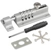 Gate Latch with Combination Lock, [Weatherproof] Spopal 120 mm 4-Digit