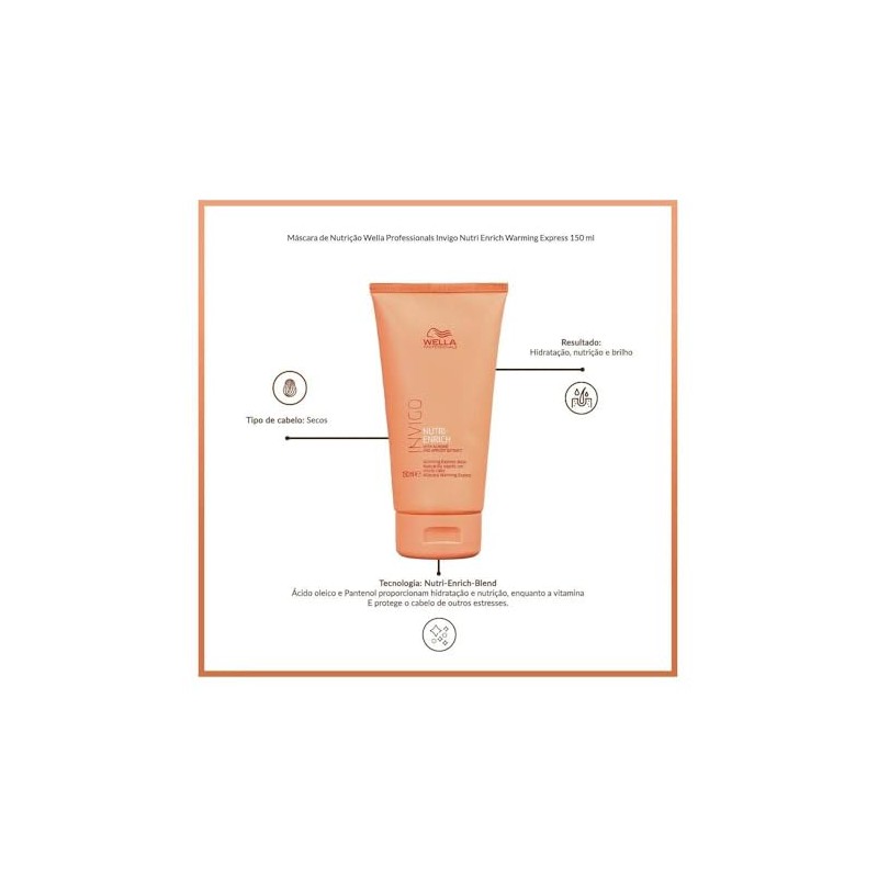 Wella Professionals Invigo Nutri-Enrich Mascarilla Self Warm Reparación