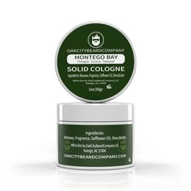 Oak City Beard Company - Montego Bay - Solid Cologne - 1 Ounce - Pineapple - Coconut - Teakwood