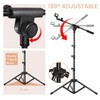 Ramzi Mic Stand,Double Support Tripod Microphone Stand Floor Boom Mic