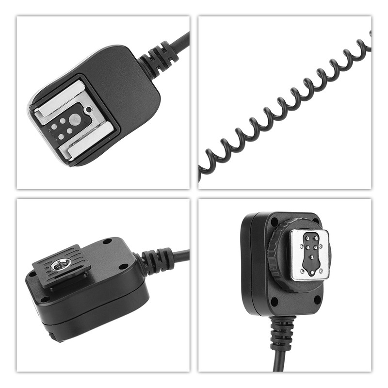 0.8m TTL Off Camera Flash Sync Extension Cord for Canon