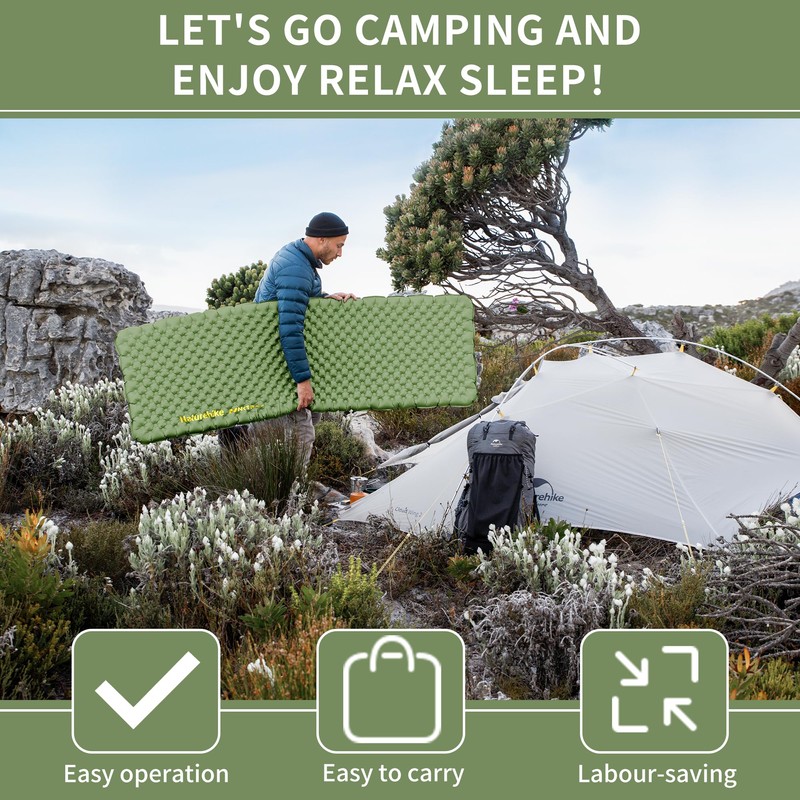 Naturehike 4.6 R - Cold Value Camping Sleeping Pad, 4
