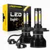 CHUSYYRAY H4 9003 LED Headlights High Low Beam Bulb 90W