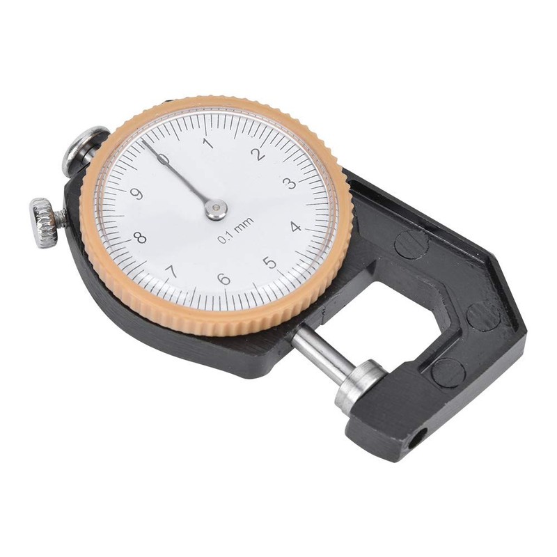 Pssopp Digital Thickness Gauge Round Dial Thickness Gauge Meter Paper