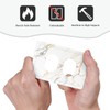 LWDZLHD White Gold Marble Outlet Covers Light Switch Cover Wall