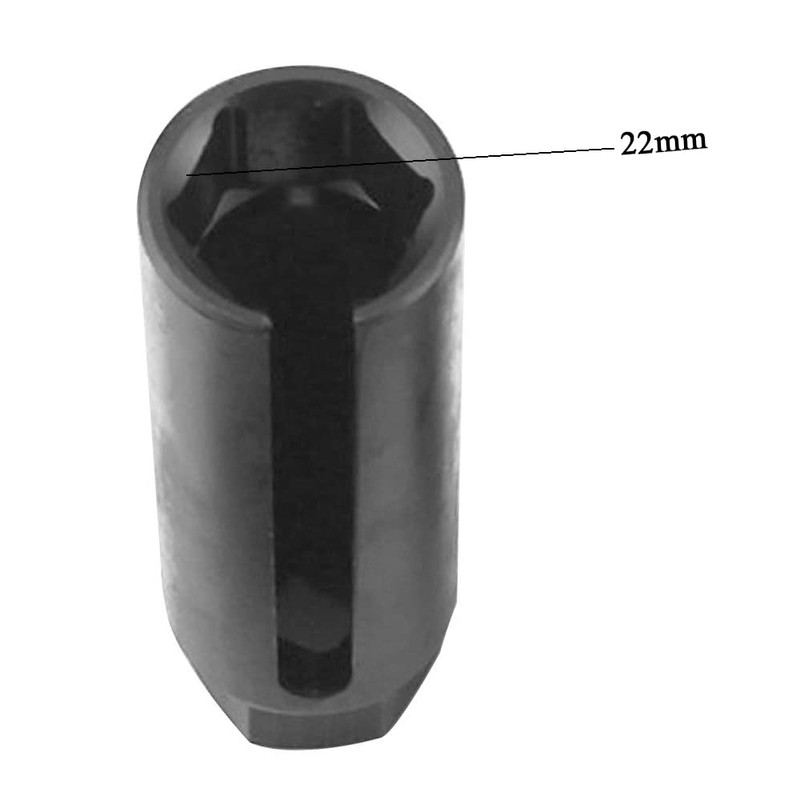 Baceyong Car Oxygen Sensor Socket, 22mm 1/2" Oxygen Sensor Sleeve